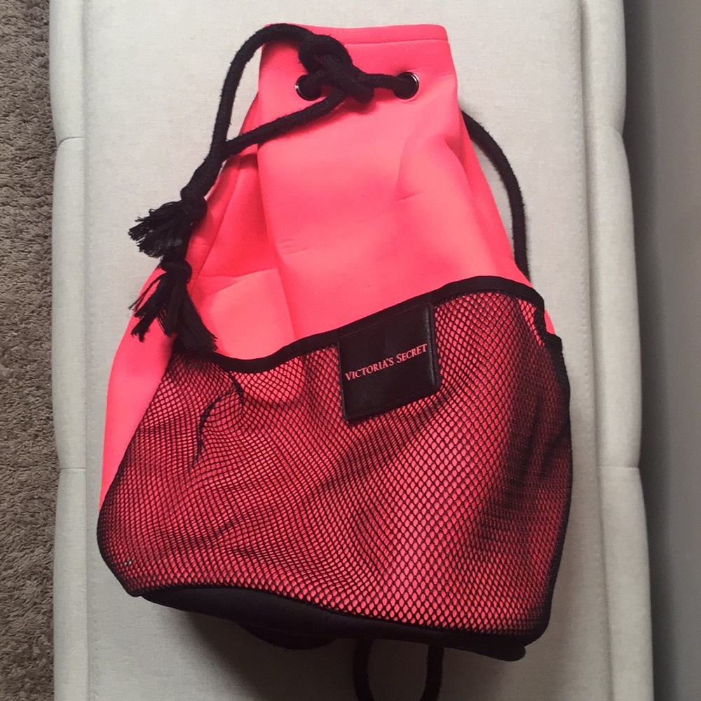 Victoria’s Secret backpack neon pink